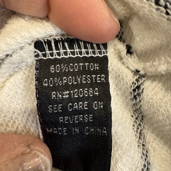 FUC Torrid Sz. 1 Knit Blazer White with Black Stripes Casual Lightweight - Picture 5 of 8